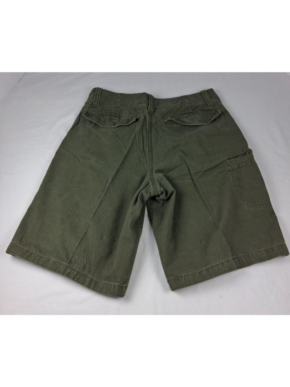 Men's Size 34 Canyon River Blues 8 Pocket Cargo Fit Olive Green Cotton Shorts - Picture 2 of 11